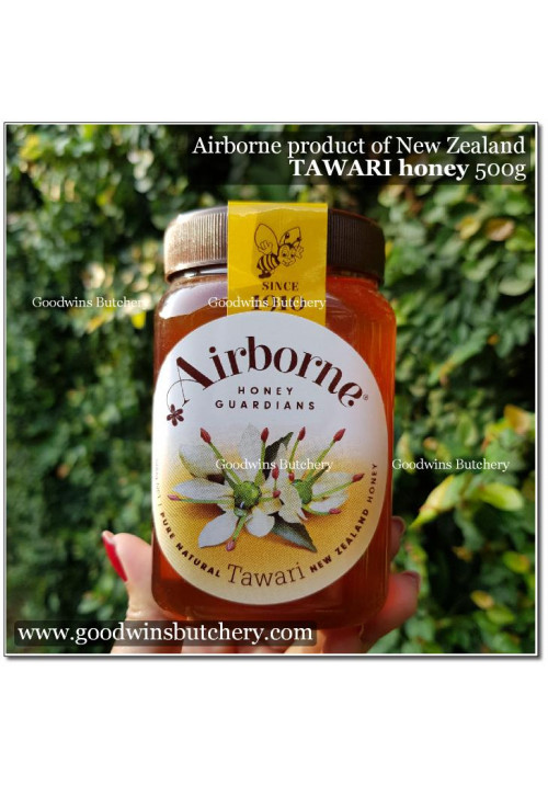 Honey madu Airborne TAWARI New Zealand 500g PREORDER 1-3 Days Notice